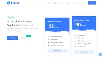 Front - Multipurpose Business WordPress Theme