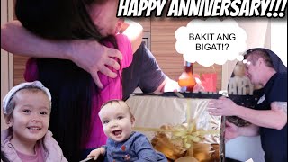 SURPRISE SA ANNIVERSARY! REACTION NI MISTER SA GIFT! FILIPINA BRITISH LIFE IN UK