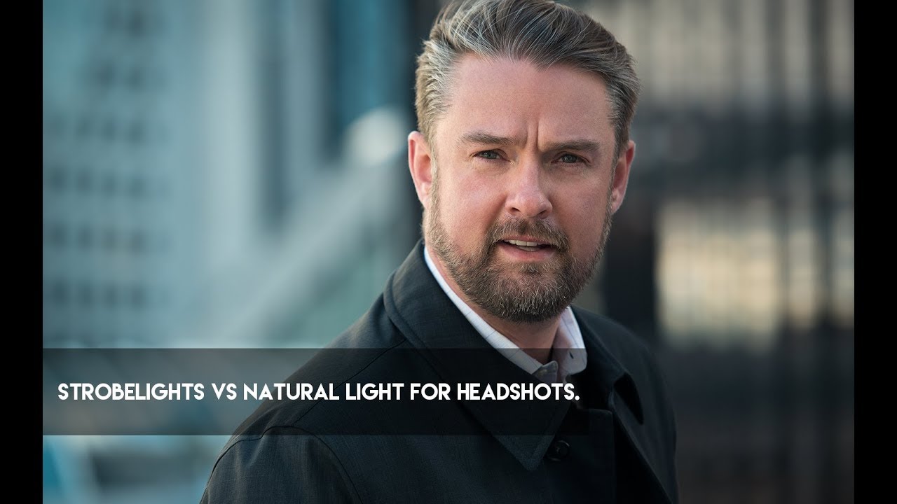 Strobe Lights vs Natural Light for Headshots. YouTube