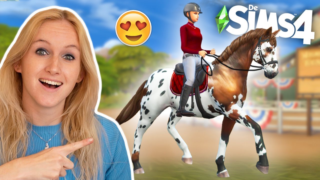 Voor het eerst RIJDEN op mijn NIEUWE PAARD! 🤩🐴