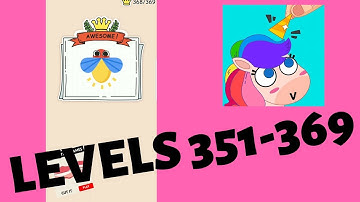 PUZZLE FUZZLE. Last levels 351-369 Walkthrough
