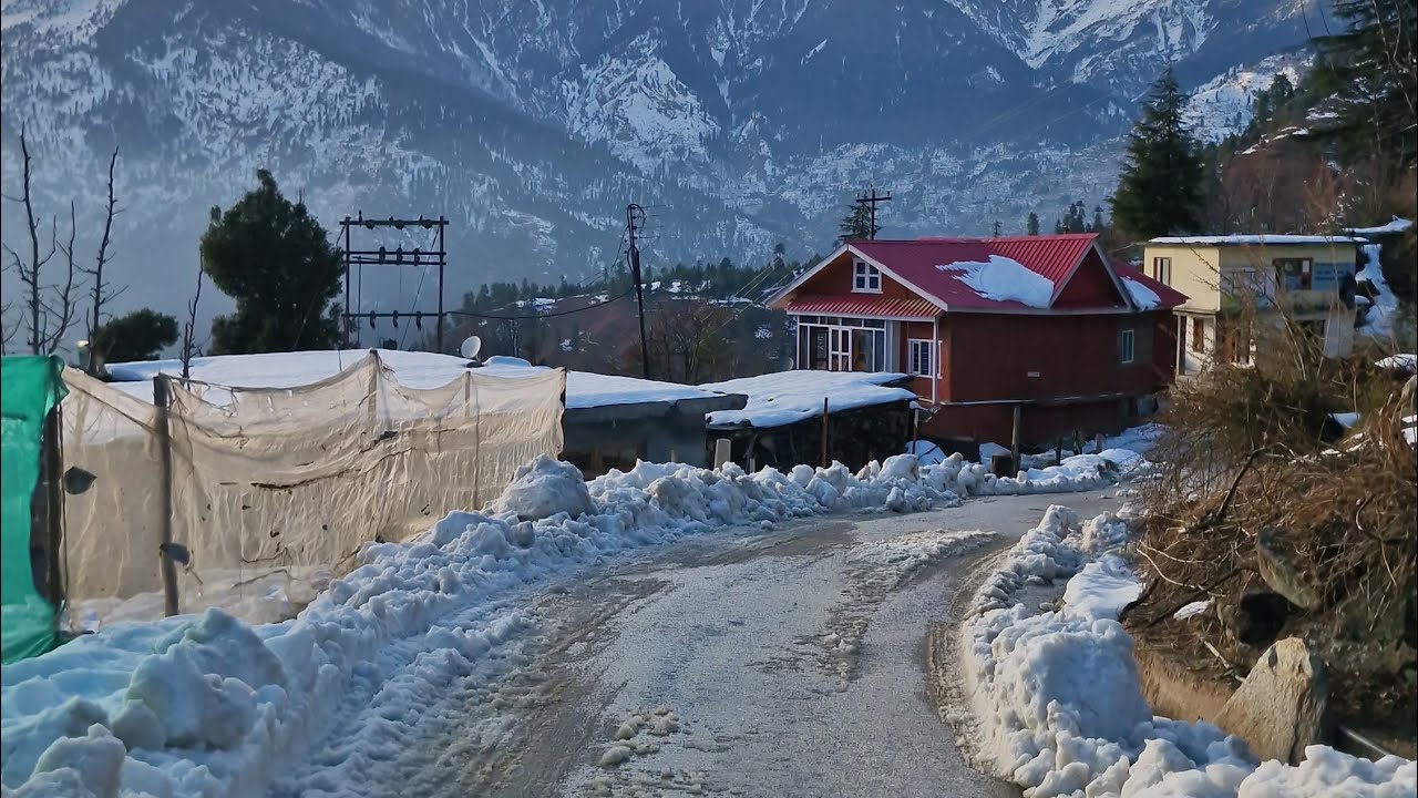 29january2026 manali snow drive❄️☃️