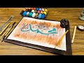 Darood Shareef Calligraphy | درود شریف خطاطی | Acrylic Art with Traditional Qalam & Ink