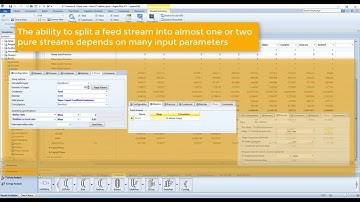 RadFrac distillation column