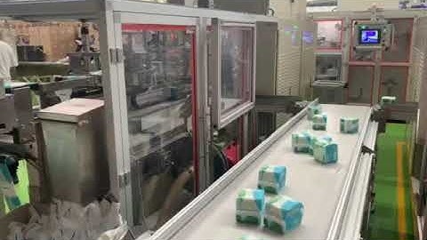 Full-auto sanitary napkin packing machine