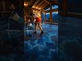 Midnight Galaxy Epoxy Floor Inside a Mountain Cabin #EpoxyFloor #CabinInterior #LuxuryDesign