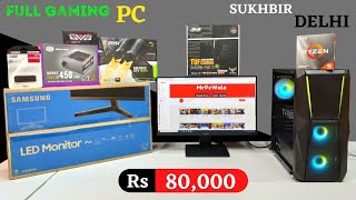Rs 80000 Full Gaming PC Build | ASUS | GTX 1050 Ti | Mr Pc Wale