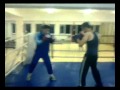 Kazakh boxer, its a just training man