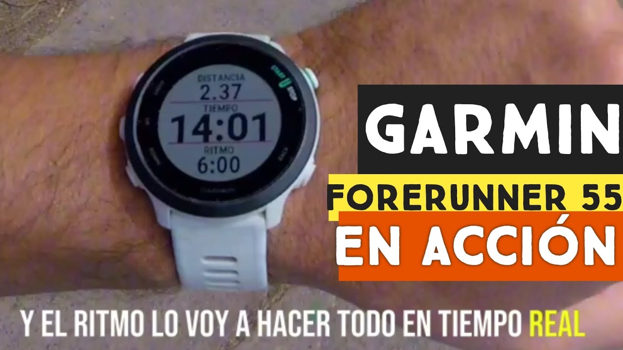 Reseña: Garmin Forerunner 55, un reloj que te dirá cómo ser sano