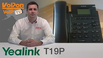 Yealink T19P IP Phone (SIP-T19P) Video Review / Unboxing