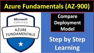 12. Azure Fundamentals (AZ-900) Exam Concepts - Compare Deployment Models (Step by Step Learning)