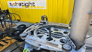 Diamond Wire Saw Casing Cutter Mirage Machine Mockup Demo at Perth Yard..