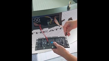 Easy to assemble a round led screen #led #design #tech