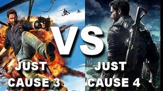 JUST CAUSE 3 Vs JUST CAUSE 4 - ULTIMATE COMPARISON