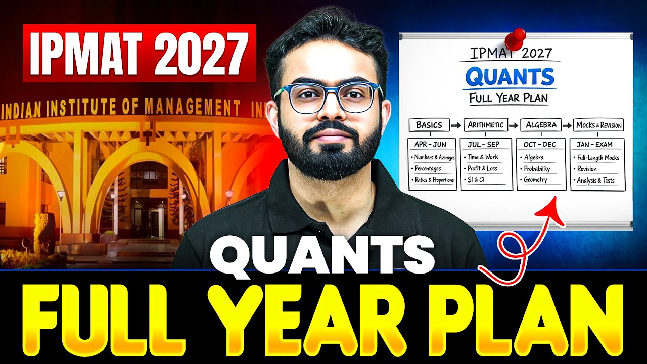 IPMAT & JIPMAT 2027 Preparation Strategy 🔥 | Complete Roadmap + Month ...