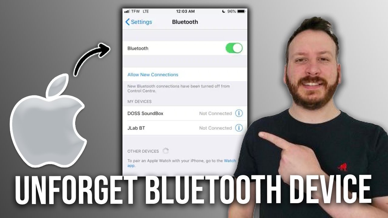 How to Unforget a Bluetooth Device on Iphone - YouTube