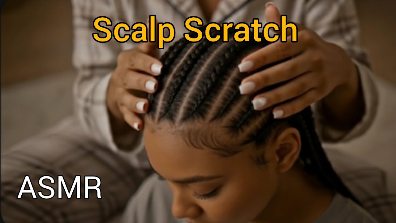 ASMR SCALP SCRATCHING WITH LONG NAILS 🤍 | DEEP RELAXATION