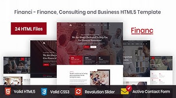 Financi - Finance, Consulting and Business HTML5 Template | Themeforest Website Templates and Themes