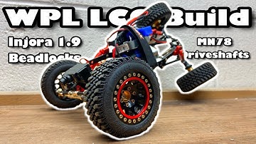 WPL LCG Build Part 3 - Injora Beadlocks & MN78 Driveshafts Install