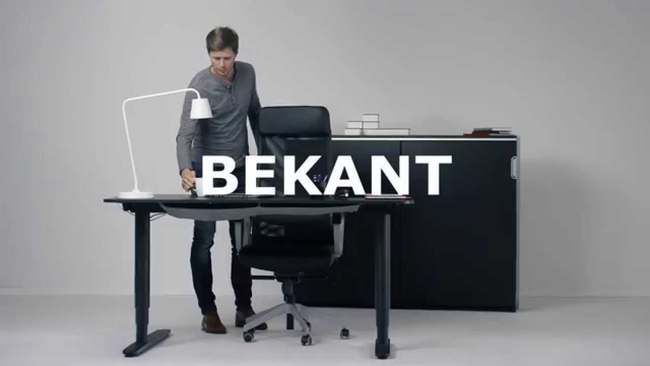 Bekant ergonomisk arbejdsplads youtube Micke skrivebord