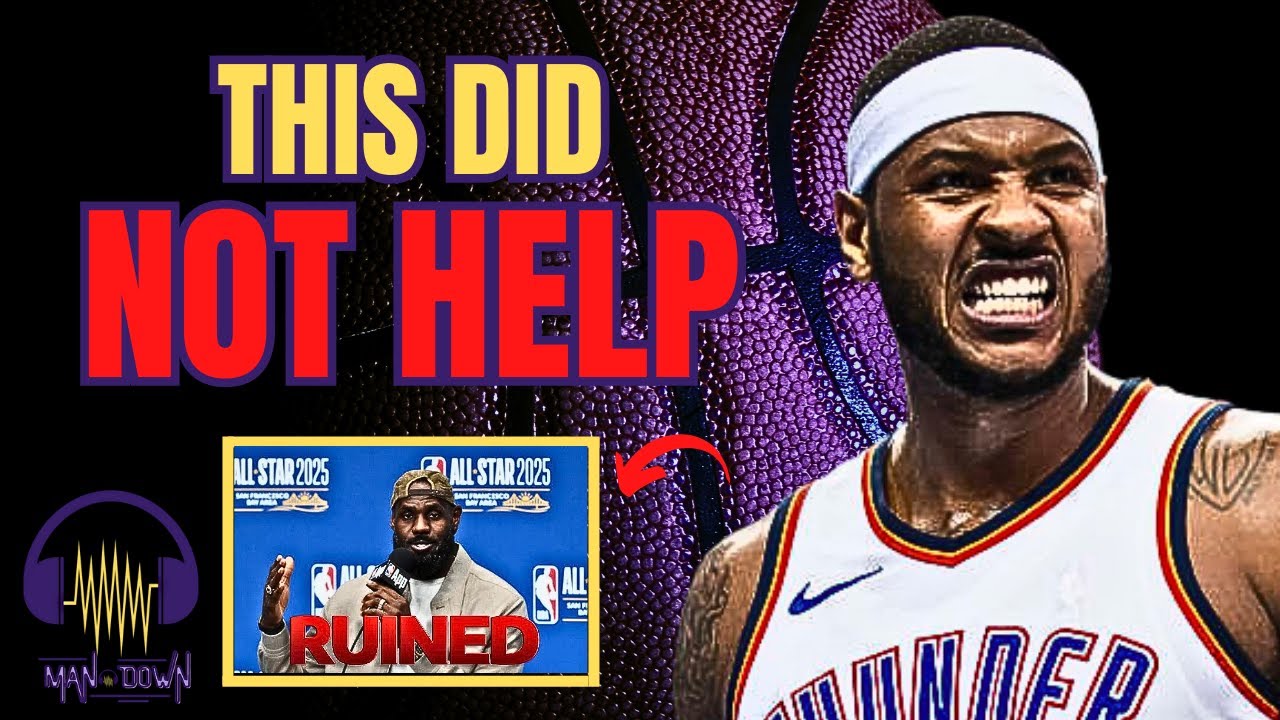 Lebron James catching strays from Melo and can't duck the truth!