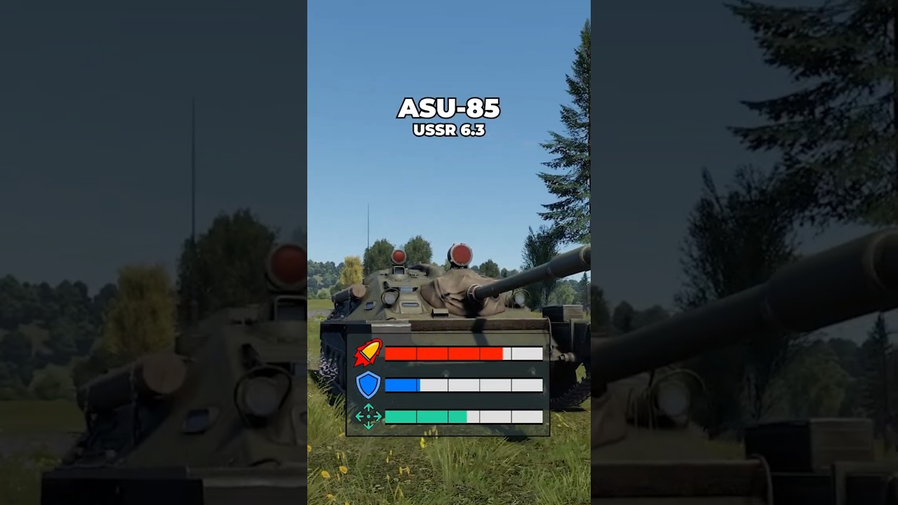 Рейтинг всех истребителей танков: АСУ-85 | War Thunder