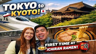 We Took Japan’s Bullet Train for the First Time (Tokyo → Kyoto) 🇯🇵 #japan
