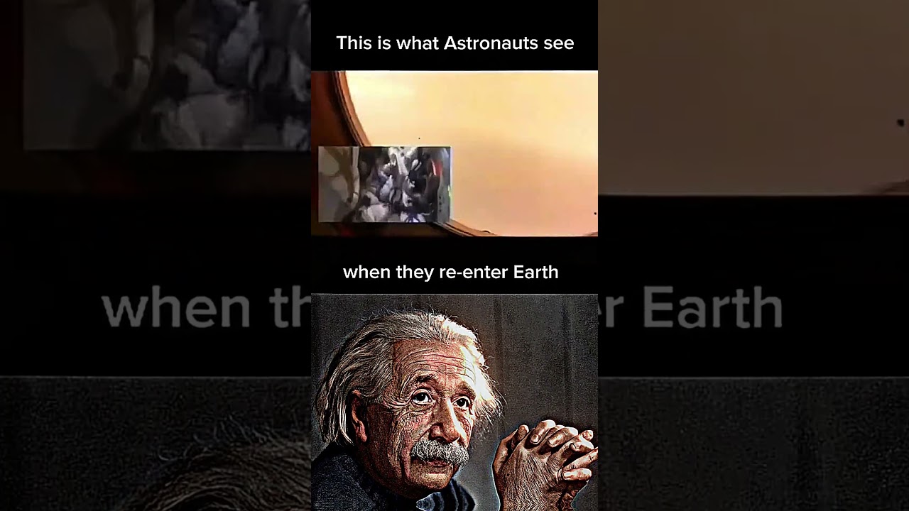 This is what Astronauts see when they re-enter Earth