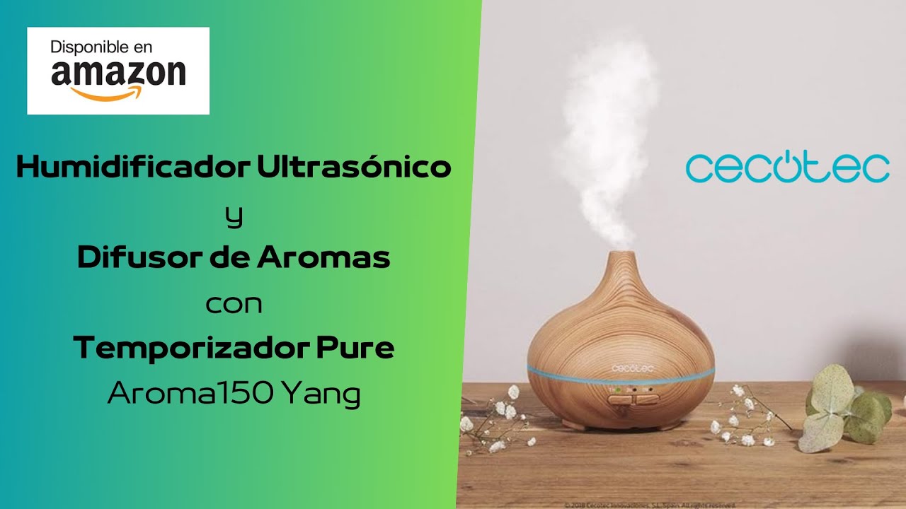 Cecotec Pure Aroma 150 Yang. Humidificador ultrasónico y difusor