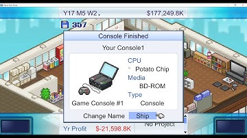 Game Dev Story Fastest Gameplay - Build A Potato Chip Console (Y17 M5)