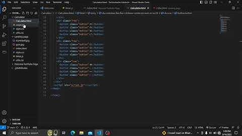 Calculator using HTML,CSS🔥🔥 | #summerinternship #technohacks #webdevelopment