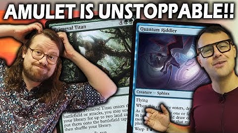 Can Mengu beat THE BEST DECK in Modern? | Amulet Titan vs Jeskai Blink | Mtg Paper Gameplay