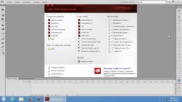 Curso Flash CS6 Capítulo 1 - 01 Abrir Flash y Reiniciar Configuración