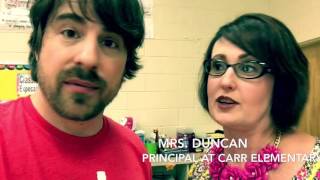Jimmy Wayne visiting Carr elementary