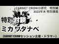 特別対談 ミカ ワタナベ 【GARNET CROWの研究 特別編 2022年末特別講義】