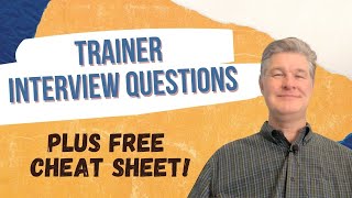 10 CORPORATE TRAINER Interview Questions | FREE Cheat Sheet!