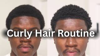 Short Afro to Curls Routine (Type 3 & 4 Hair)