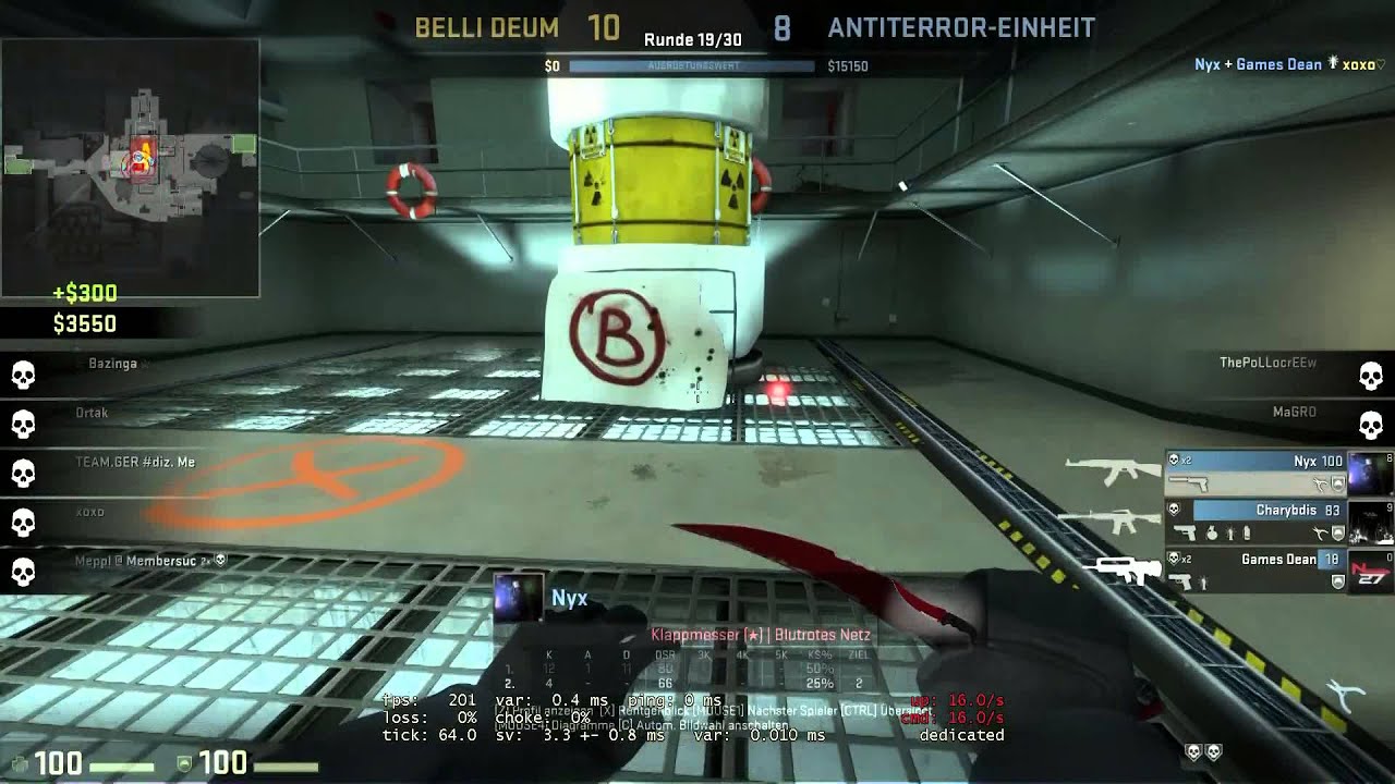 INCREDIBLE CS:GO FLASHBANG KILL BY NYX - YouTube