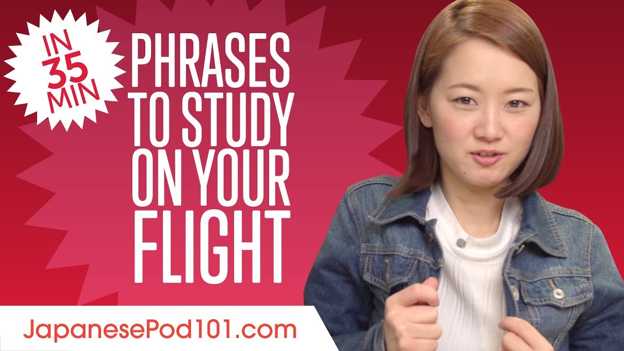 ⁣Phrases to Study on Your Flight to Japan
