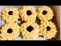 সূর্যমুখী কাপ কেক🥰||Sunflower cup cake||how to make Sunflower with whipped cream at home||Sunflower