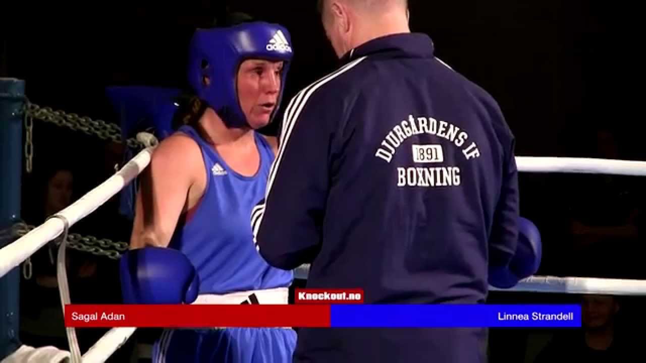 Sagal Adan vs Linnea Strandell - Finale SM Boxning 2014