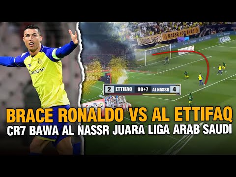 PECAH PESTA GOL VS ETTIFAQ!! Ronaldo Tamatkan Top Skor Liga Arab Saudi Usai AL Nassr Juara