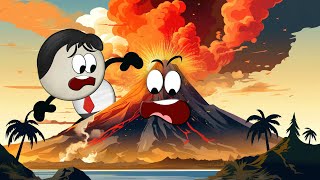 What if we Converted into a Volcano? + more videos | #aumsum #kids #cartoon #whatif