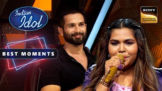 Indian Idol S14 | Shahid Kapoor पहले से कैसे जानते है Anjana को? | Best Moments