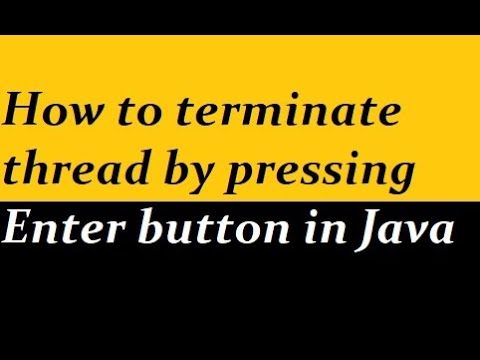 How to terminate