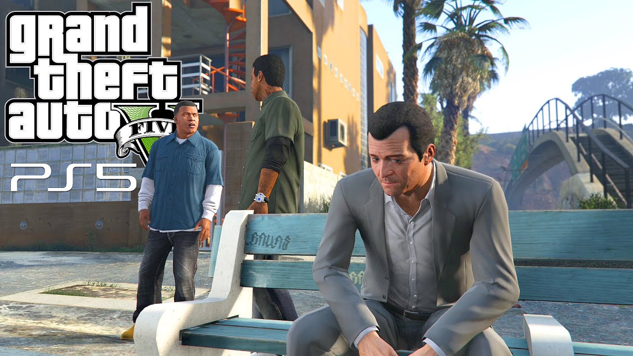 Grand Theft Auto V PS5 Fidelity Mode Gameplay 4K 30 FPS Ray