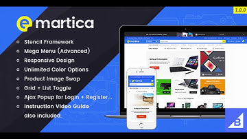 eMartica - Premium Responsive Supermarket Bigcommerce Template (Stencil Ready) | Themeforest