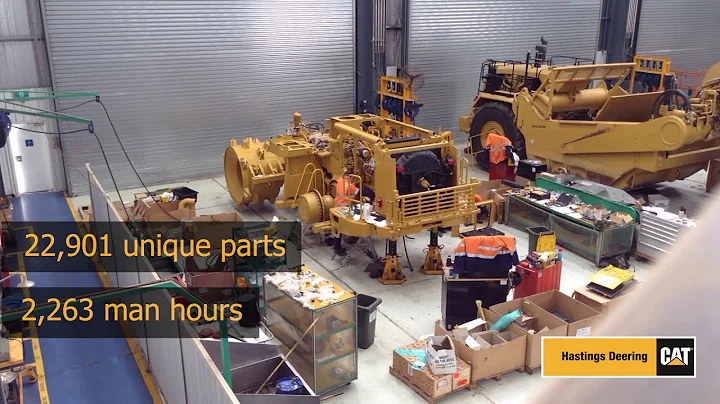 Cat Certified Rebuild Timelapse - 826H Landfill Compactor