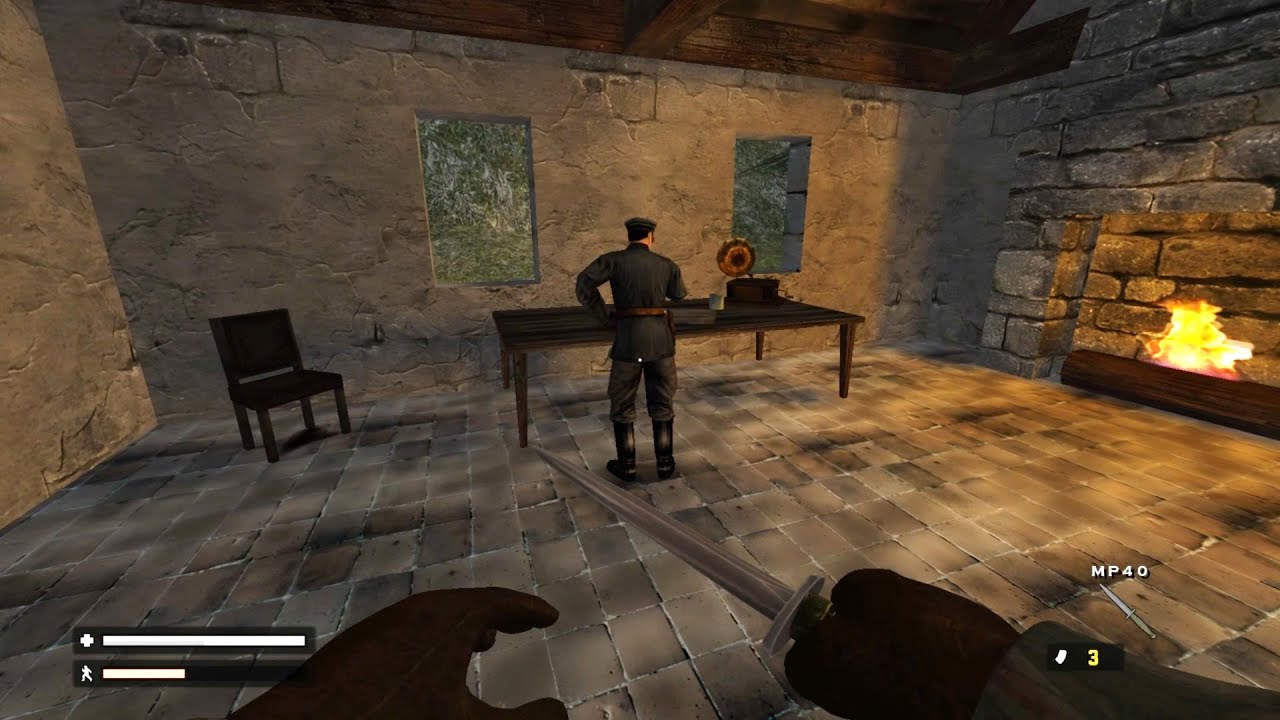 RTCW Forest Compound - Knife Only! [20 Kills]