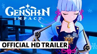 Genshin Impact Kamisato Ayaka Character Demo Trailer